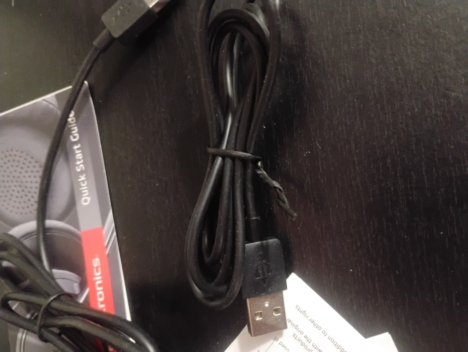 Poly Plantronics Voyager Focus UC B825-M Bluetooth Headset (No Dongle)Never Used