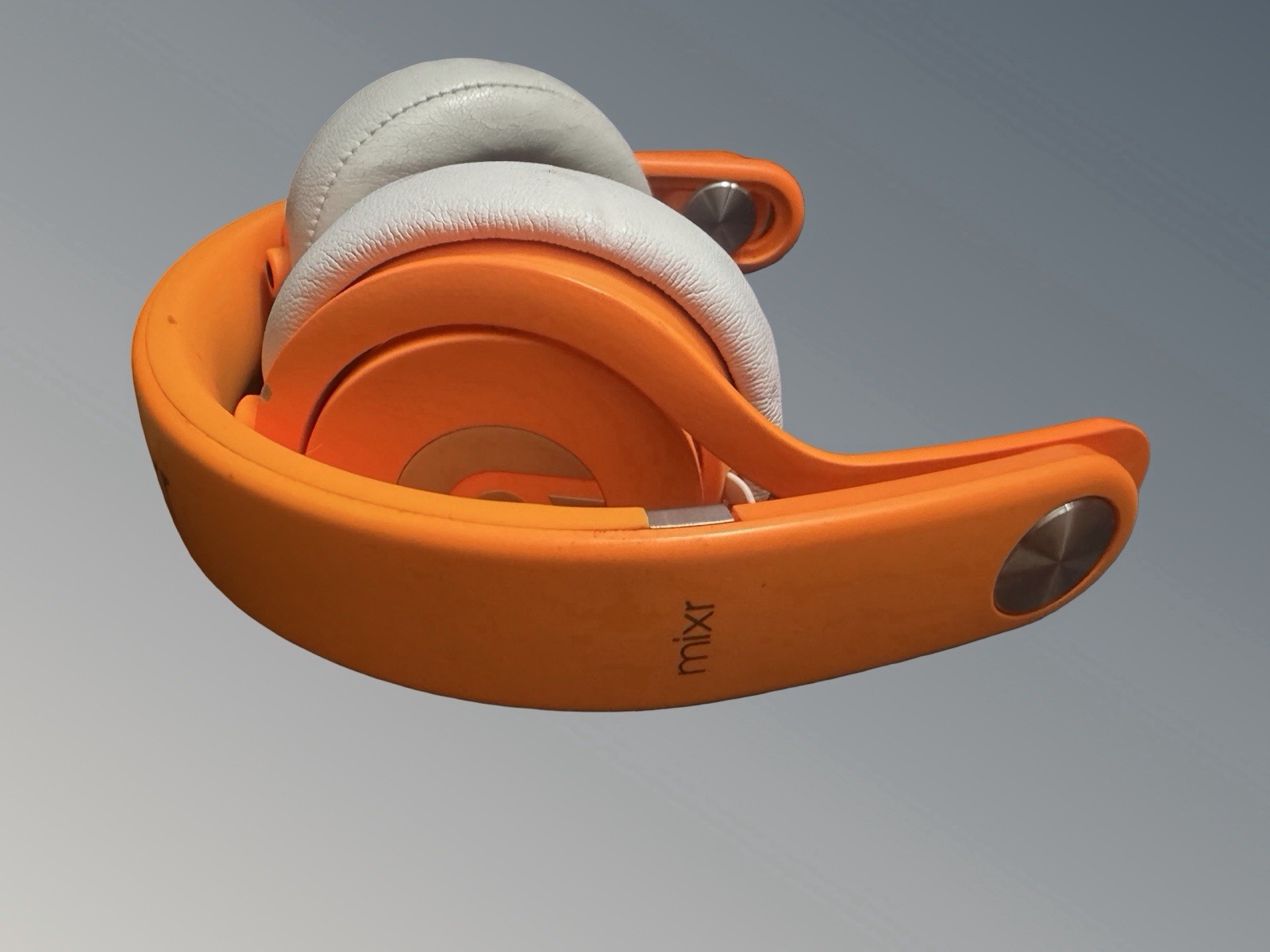 Beats by Dr. Dre Mixr On Ear Wired Headphones Neon Orange Good Condition!