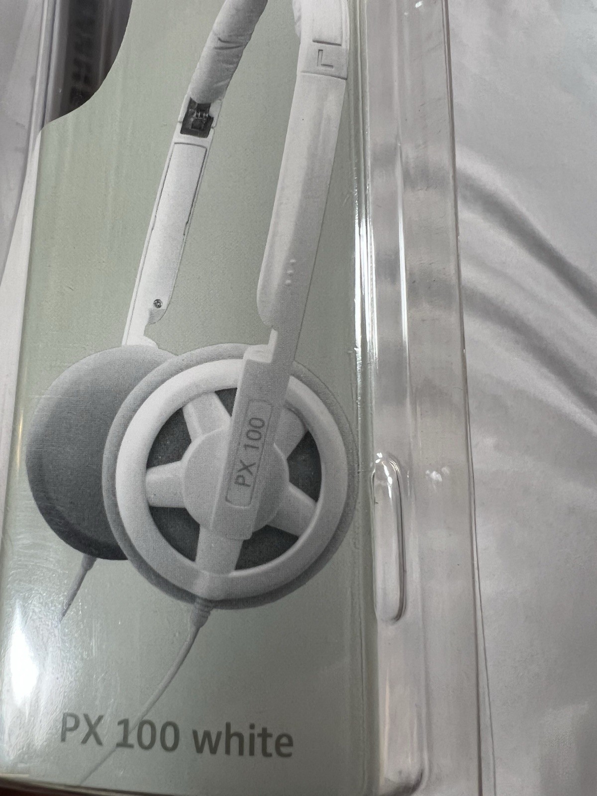 Sennheiser PX100 Stereo Headphones Natural Clear Sound PX 100 White Hi-Fi NEW