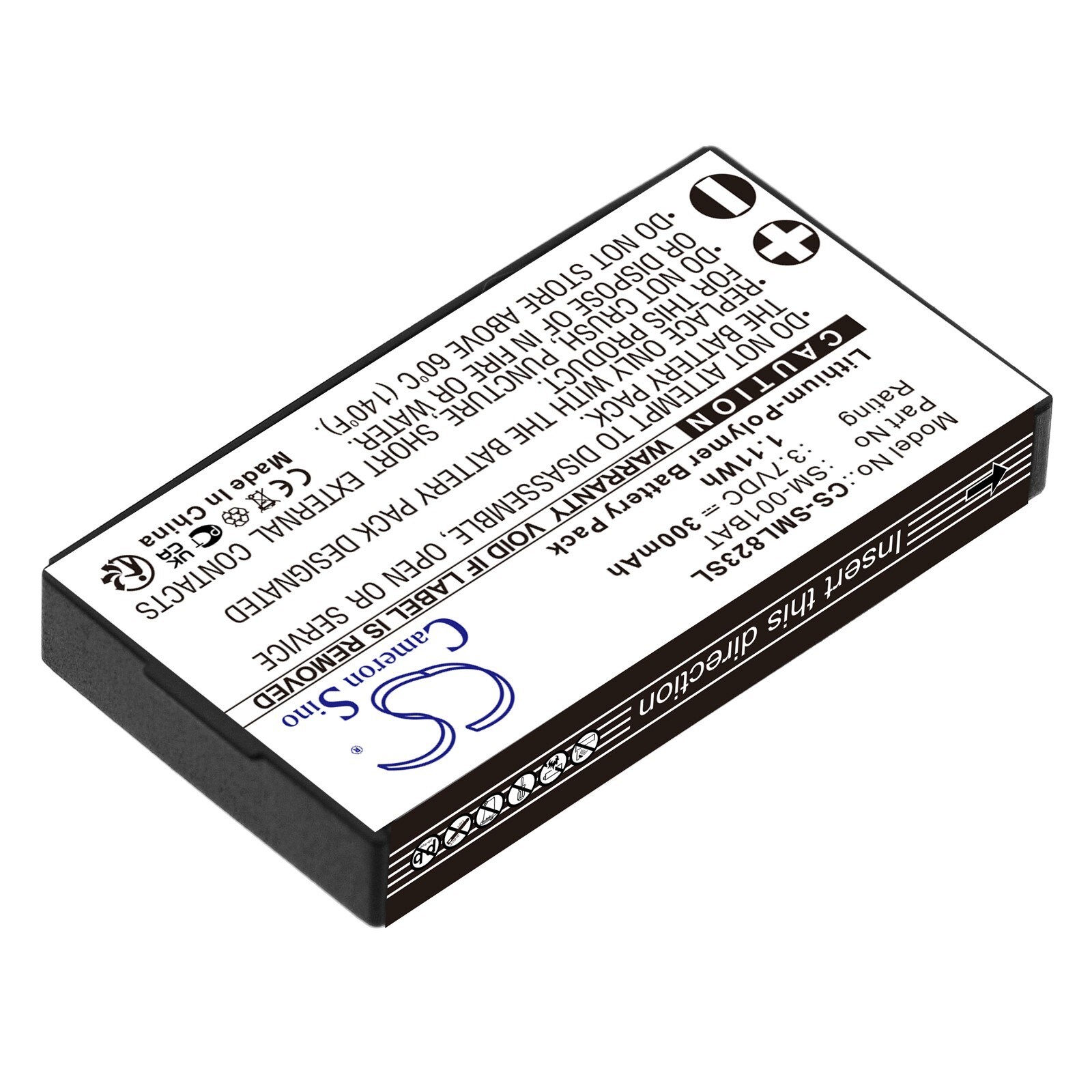 BATTERIE 300mAh Type SM-001BAT For SIMOLIO SM-823 SM-823D SM-8245 SM-863D