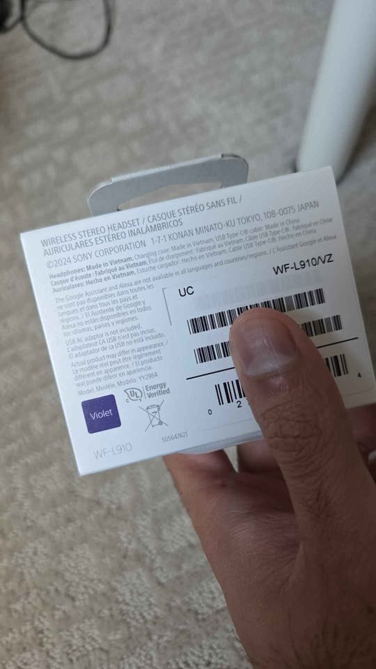 Sony Earbuds LinkBuds Sport Open Ear Truly Wireless for Cycling Running Walking