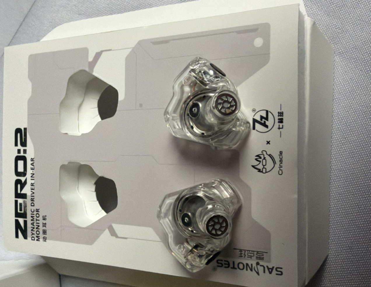 7Hz x Crinacle Zero:2 Updated 10mm Dynamic Driver IEM Wired Earbuds for Musician