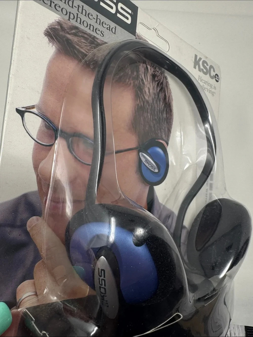 KOSS BEHIND THE HEAD EARPHONES STEREOPHONES KSC 11