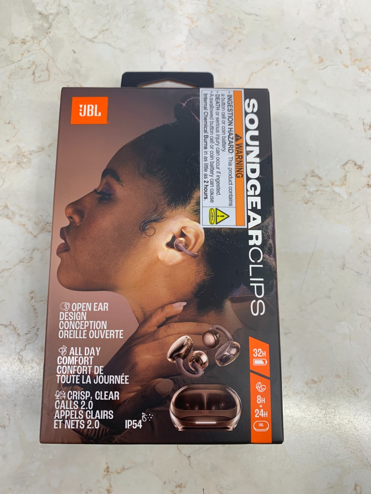 JBL Soundgear Clips True Wireless Earbuds – Copper