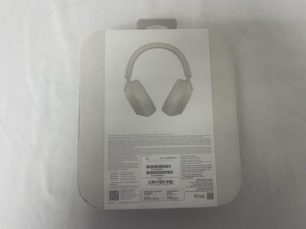 Sony WH1000XM5 Wireless Noise Canceling Over the Ear Headphones – Silver