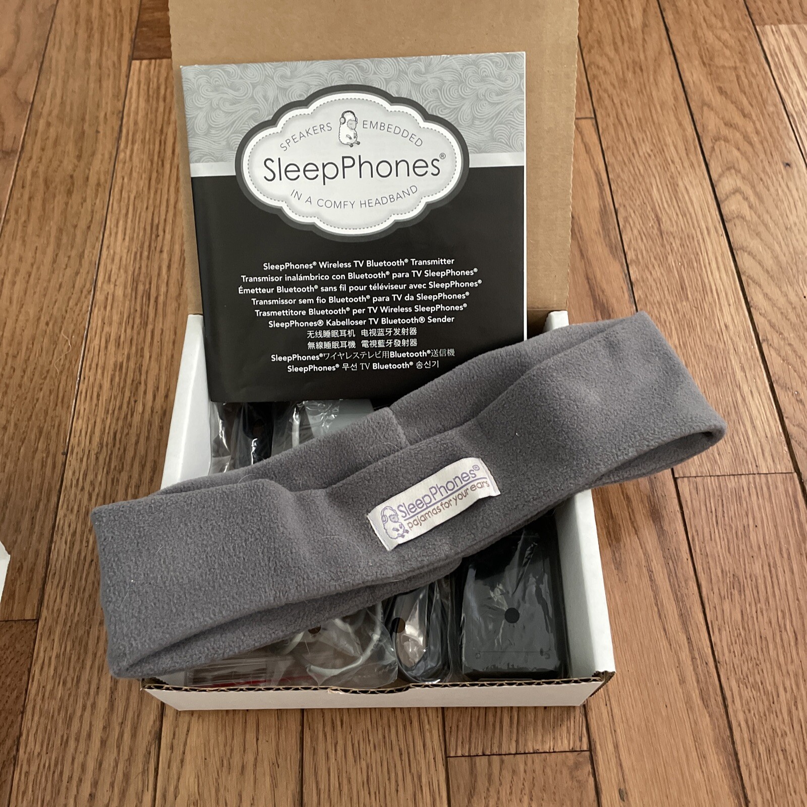 Hammacher Schlemmer The Comfortable TV Listening Headband Wireless Bluetooth