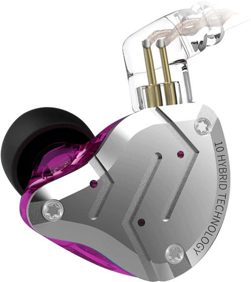 KZ ZS10 PRO In-ear 4BA+1DD Hybrid Metal eSport Noise Cancel Earphone w/Mic