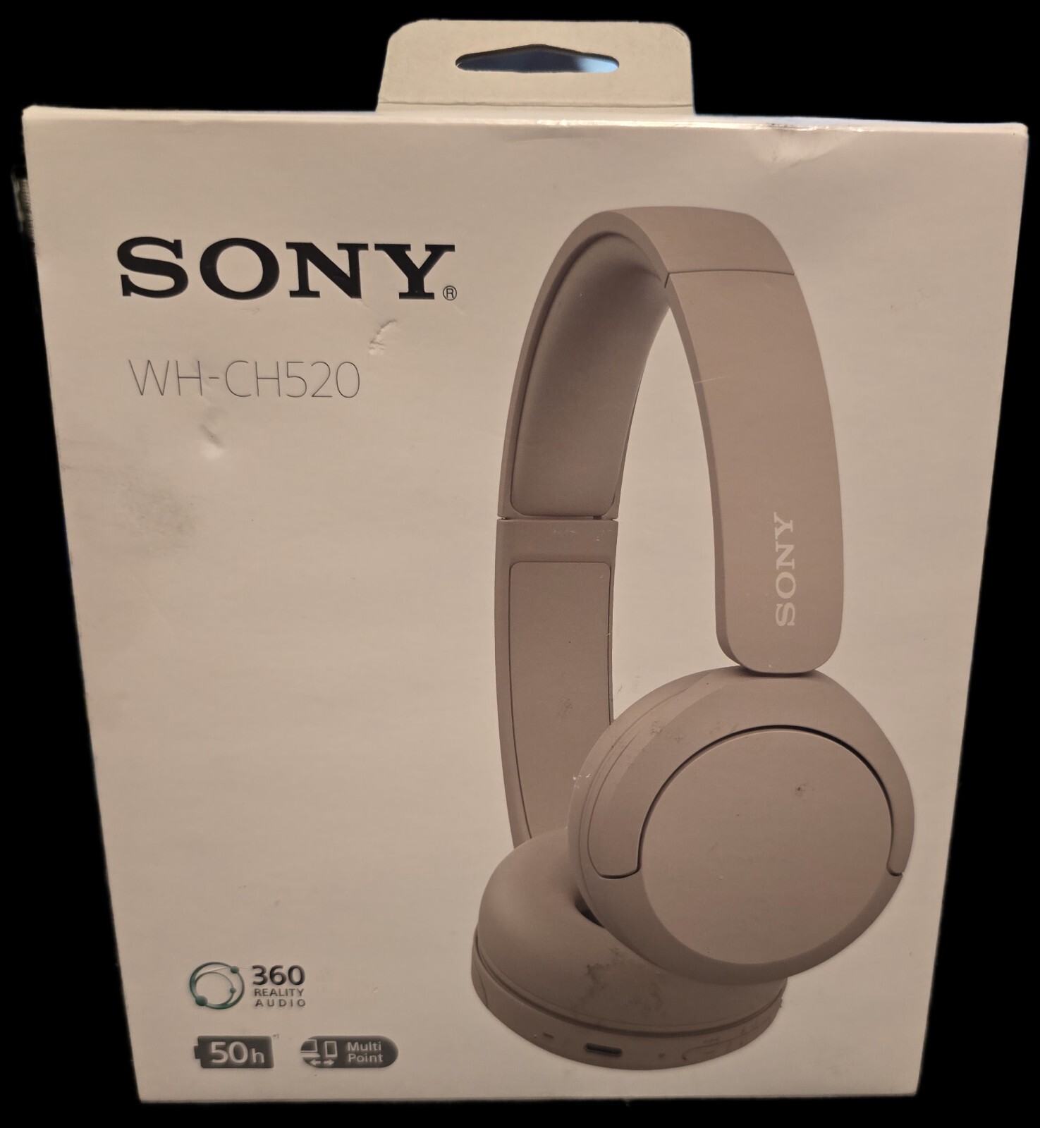 Sony WH-CH520 Over Ear Wireless Bluetooth Headphones Beige – WHCH520C.CE7 Beige