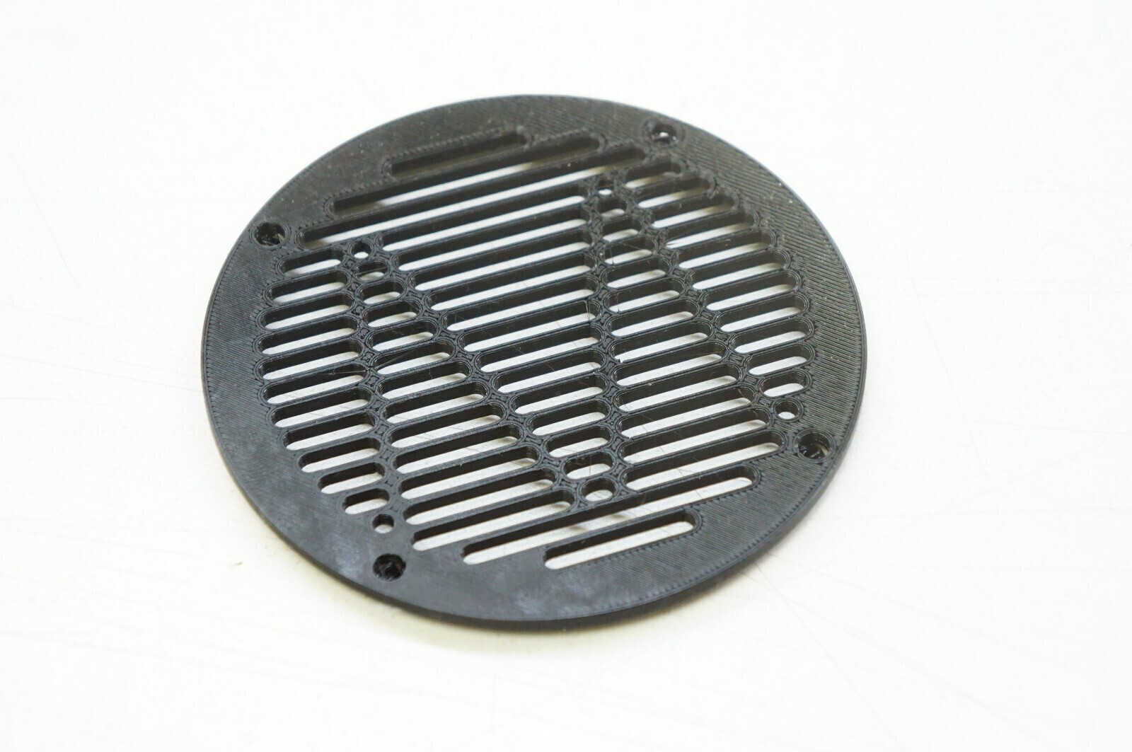 M Logo Grate Style Grill Mod L/R Set for Monoprice M1060C Headphones Cover