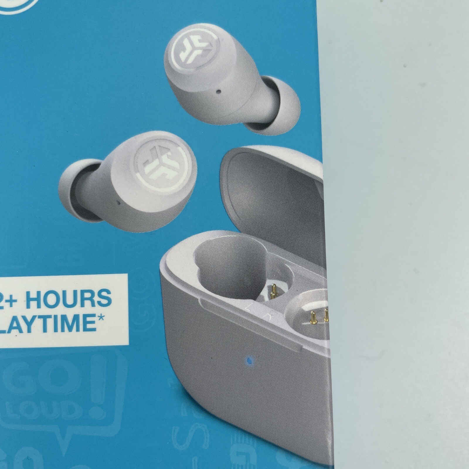 JLab GO Air POP True Wireless In Ear Headphones Lilac 32+ Hours Play Time New