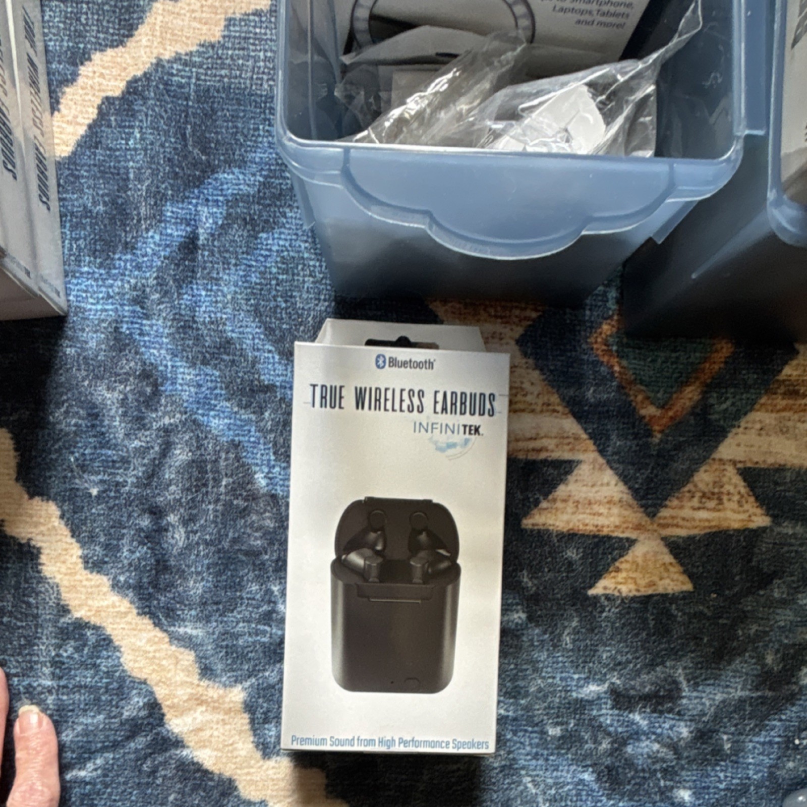 INFINITEK True Wireless Earbuds Black Bluetooth In-Ear Double 20-20kHz 32Ω