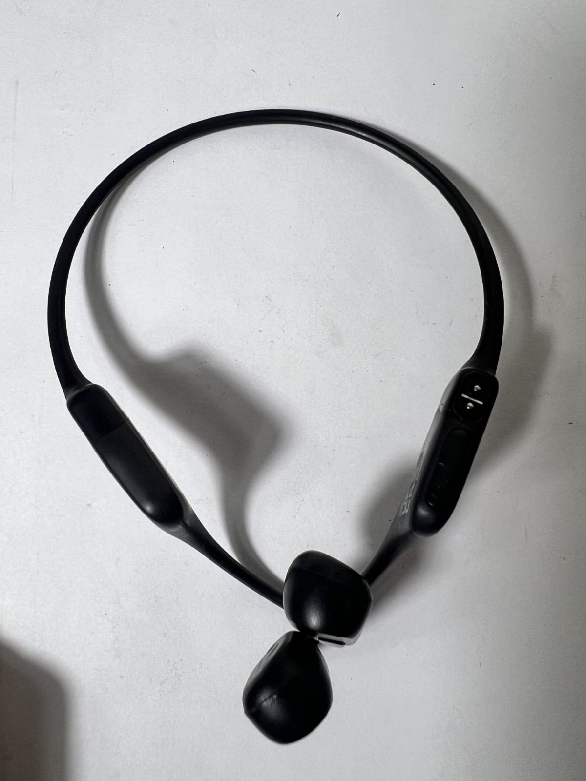 Shokz OpenRun Headphones S803 Bone Conduction Open-Ear BLACK S803BK As-Is READ