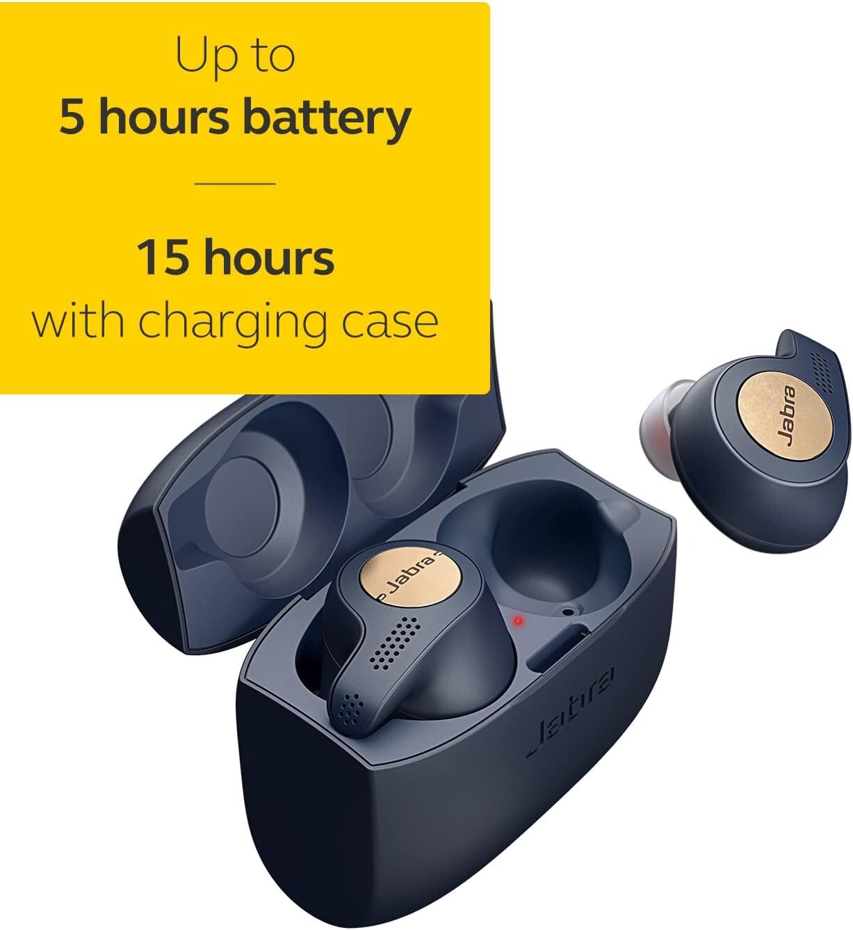Jabra Elite Active 65T True Wireless Sports Earbud Headphones – Black