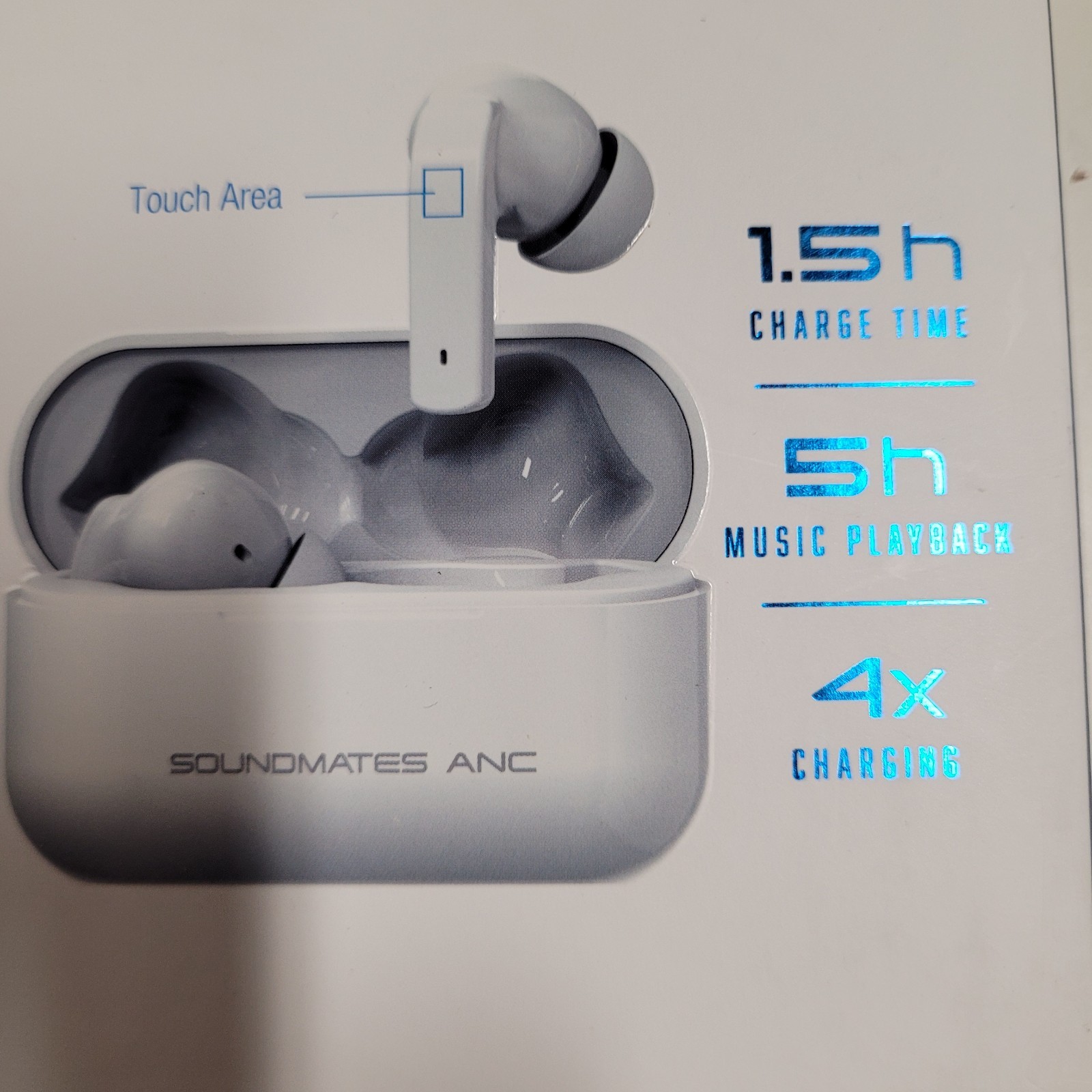 Pro Anc Sound Mates Wireless Earbuds Noise Canceling, Bluetooth 5.3, Unopened
