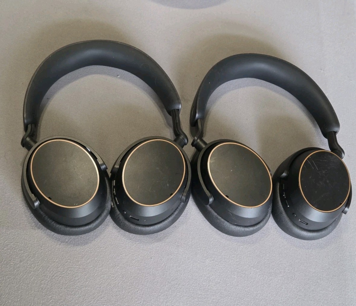 Sennheiser ACCENTUM Wireless Headphones Lot Of 2 For Parts – BLACK Copper