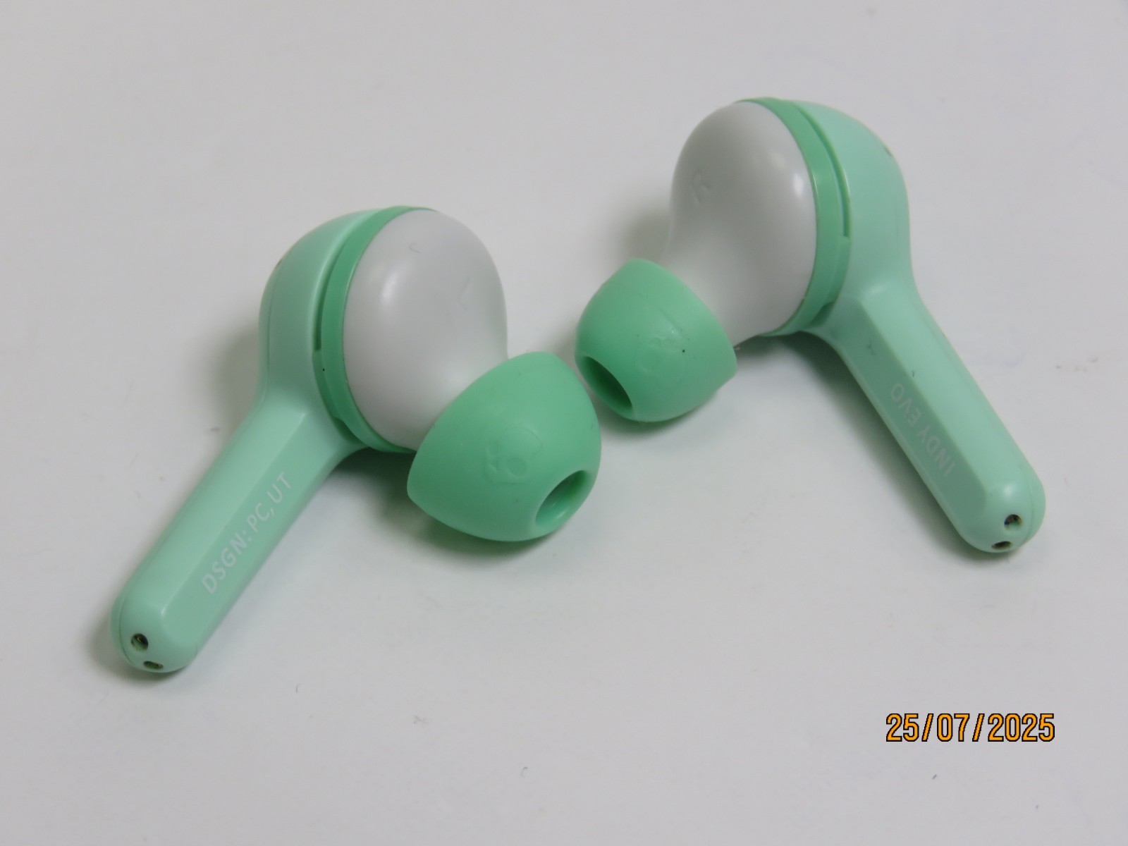 Skullcandy Indy Evo True Wireless Bluetooth Headphones – Green (ISSUE) [BM256]
