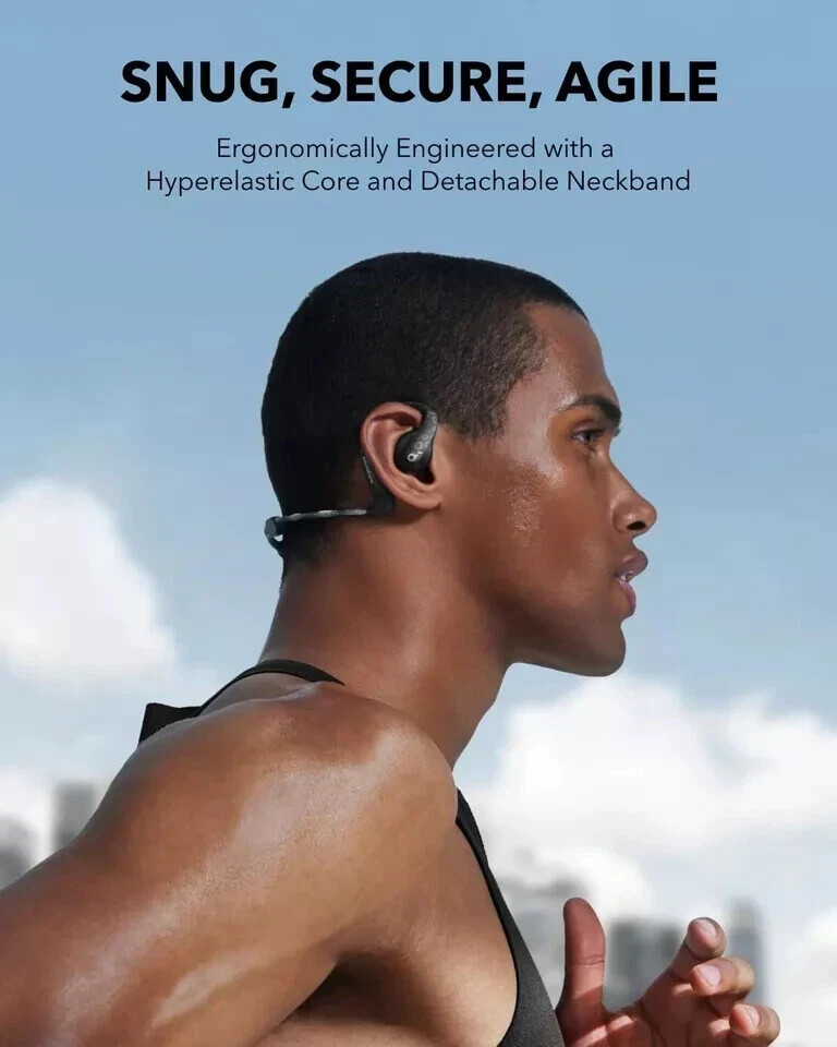 Soundcore AeroFit Pro Open-Ear Headphones Ergonomic Sport Wireless Earbuds