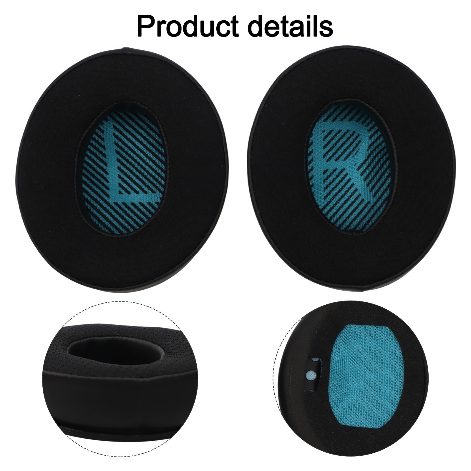 Spongy Ice Gel Earpads for Bose QC25/QC35/QC45 Listening Made Comfortable