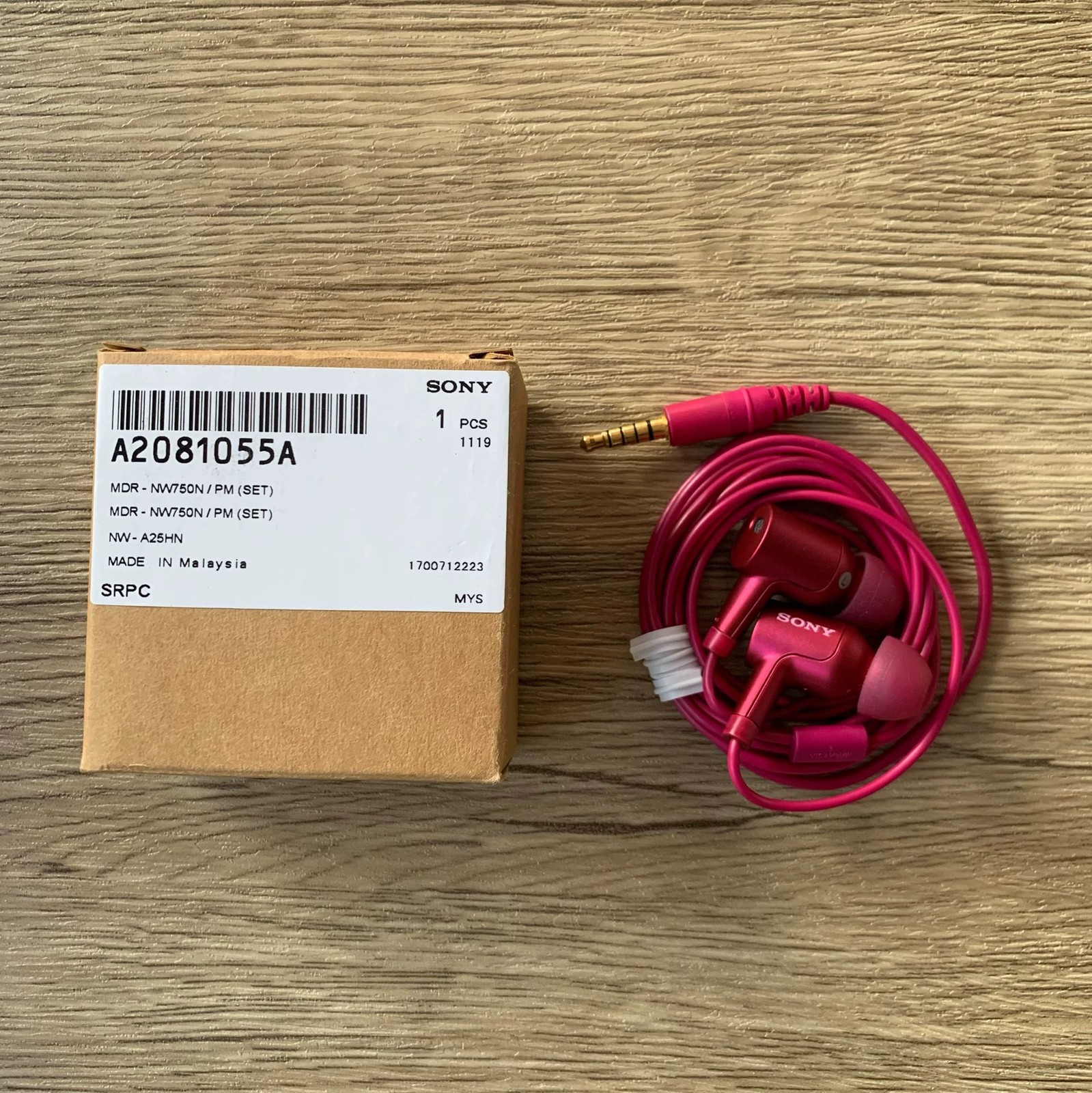 Bordeaux Red MDR-NW750N Noise Cancelling Headphones for Walkman A25 35 45 55 105