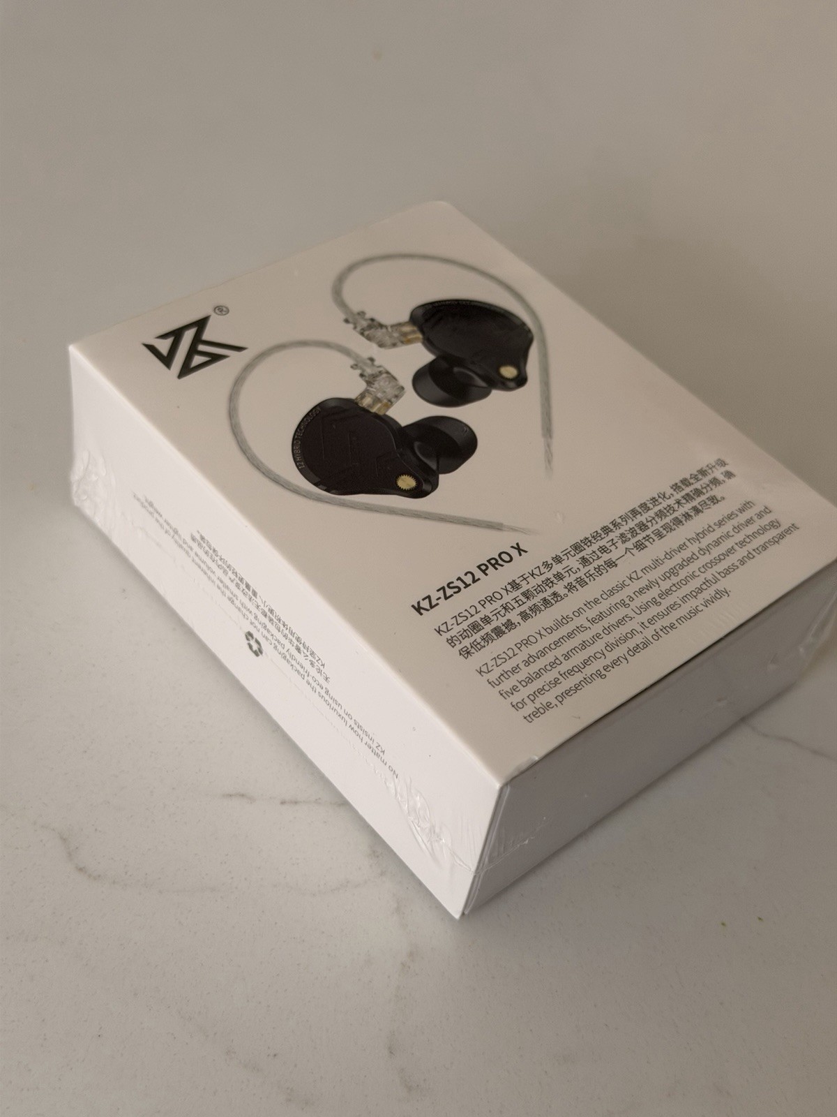 KZ ZS12 PRO X with Tuning Switches in Ear Monitor IEM Headphones,1DD+5BA MIC