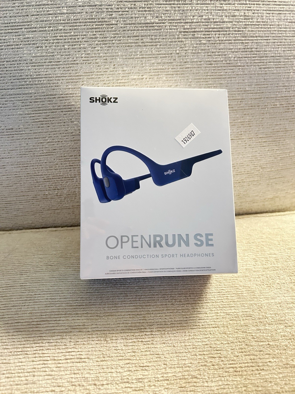 Shokz OpenRun SE Bone Conduction Sport Headphones Indigo Blue S803 New Sealed