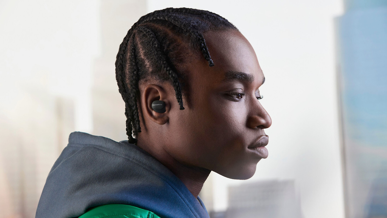B&W Pi6 true-wireless headphones (storm grey)