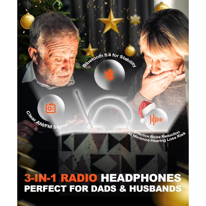 PROHEAR 033 2.0 Upgraded Bluetooth Hearing Protection AM FM Radio Headphones