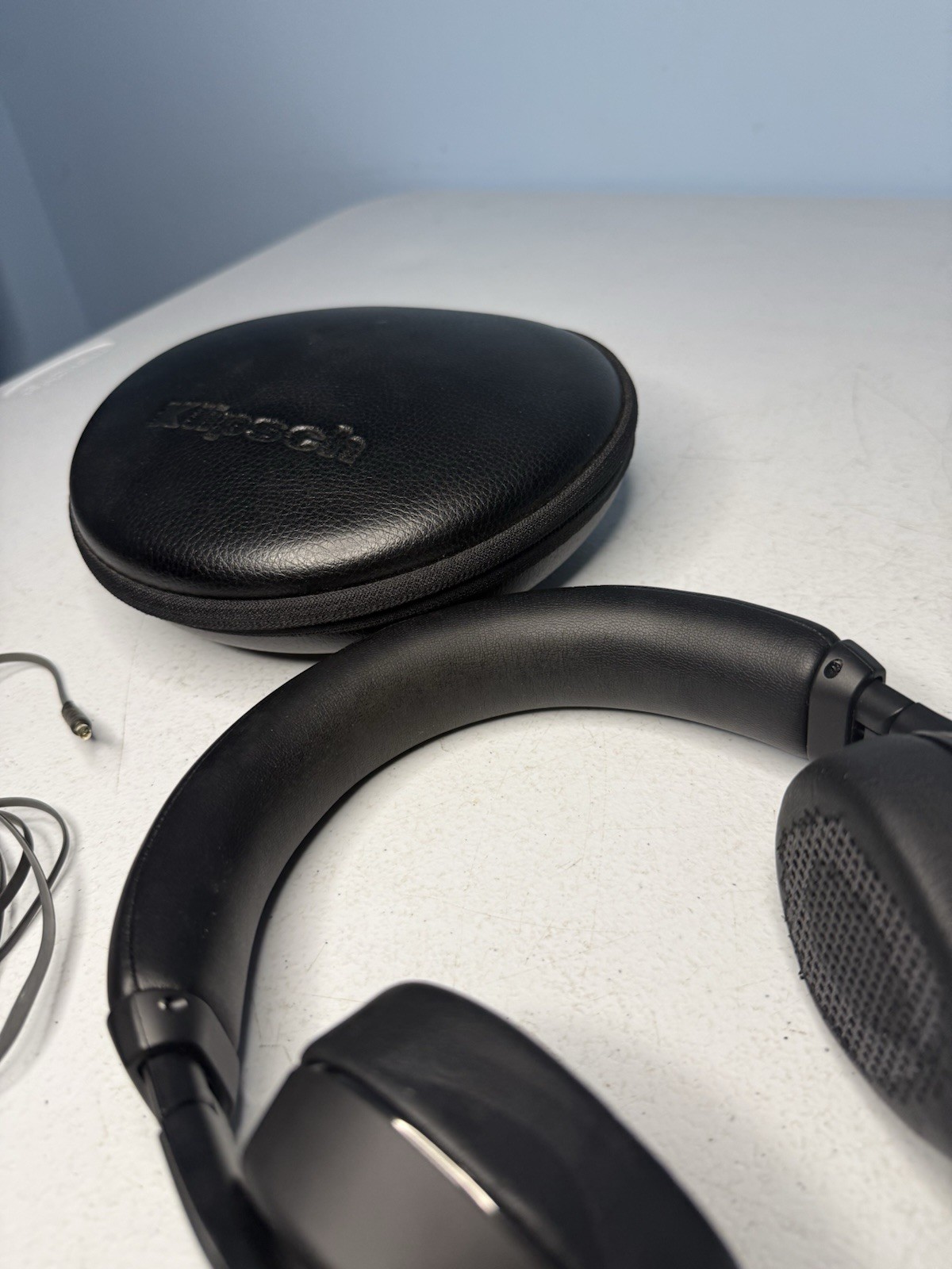 Klipsch Over-Ear Headband Headphones Black Double Earpieces with Carrying Case