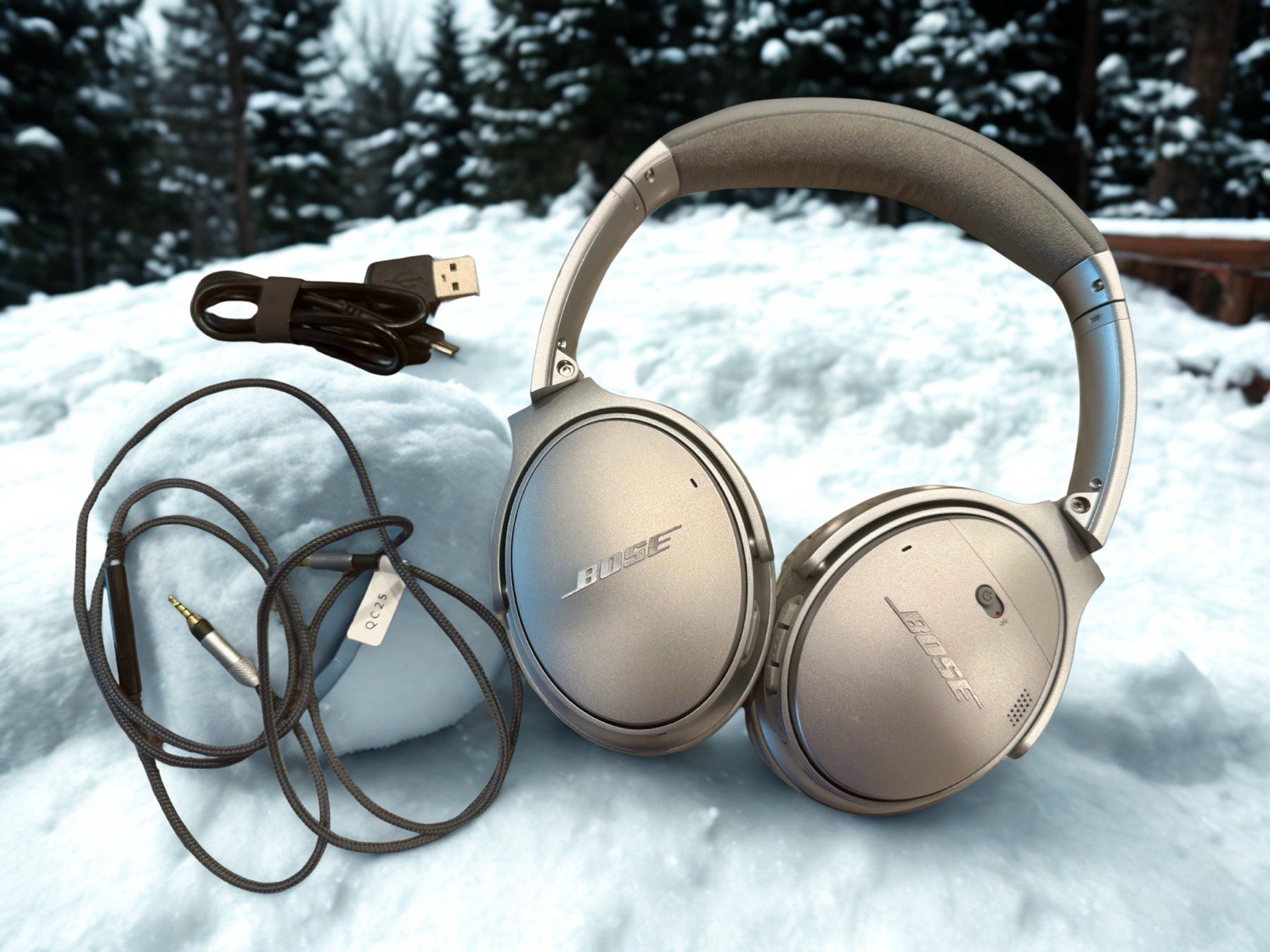 Bose QuietComfort 35 II Over the Ear Headphone – Silver