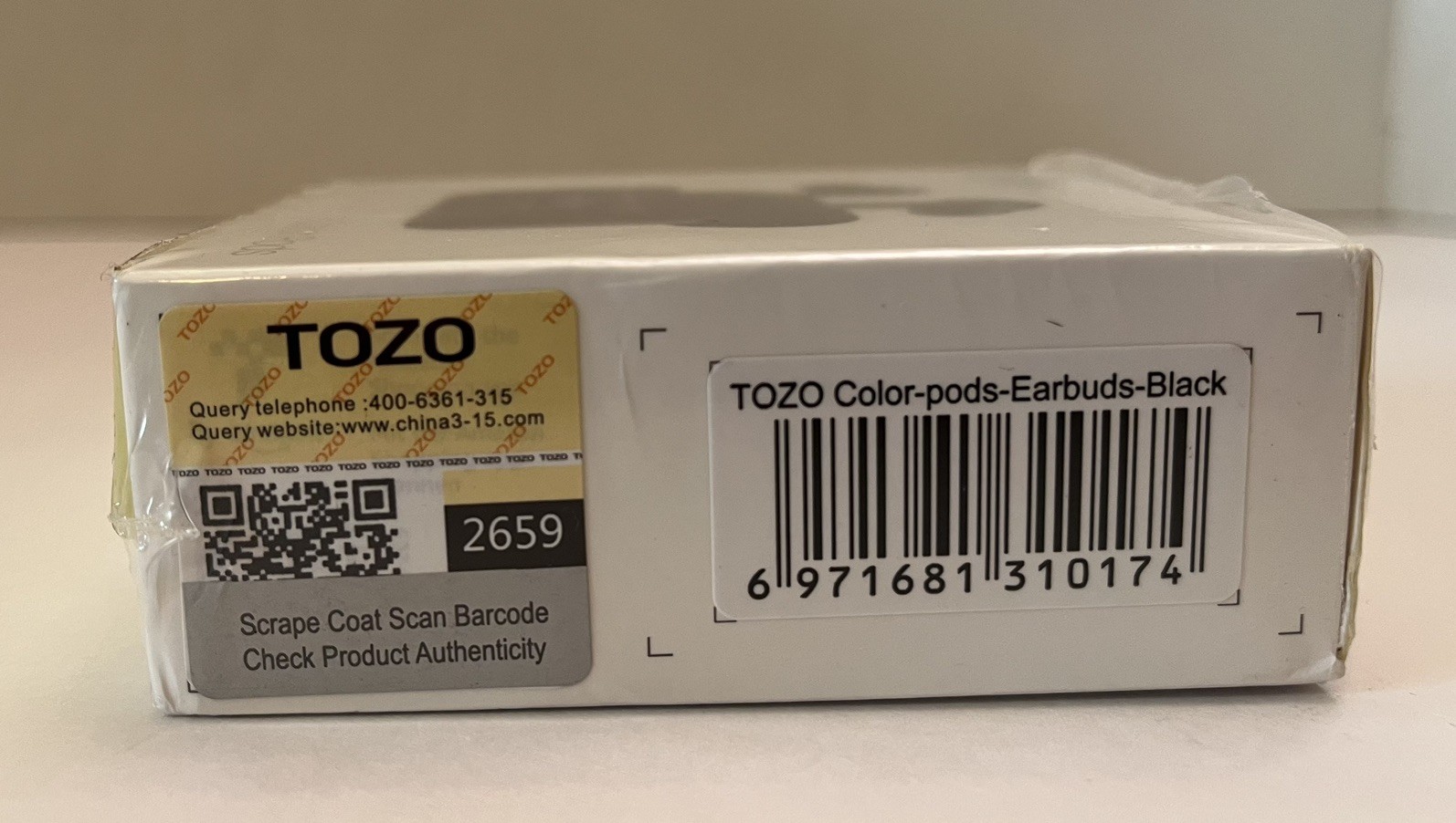 Wireless Earbuds TOZO ColorPods Touch Screen Bluetooth Noise Canceling New