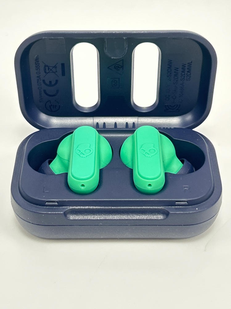 Skullcandy Dime True Wireless Bluetooth Earbuds 12Hr Mic – Dark Blue Green