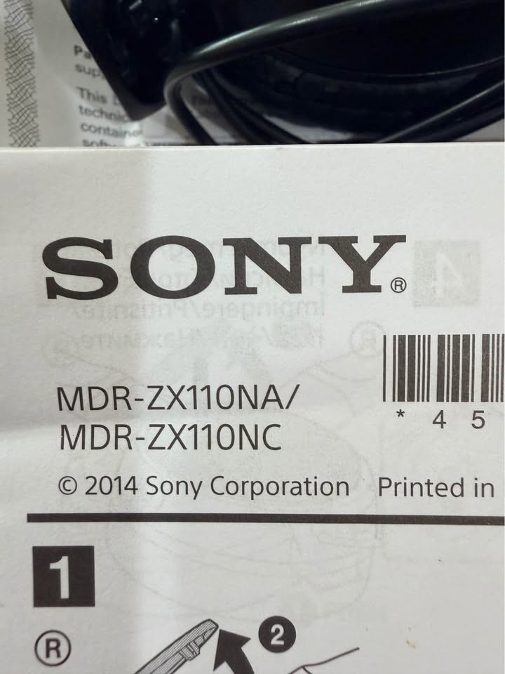 Sony Noise Canceling Headphones (MDR-ZX110NA)