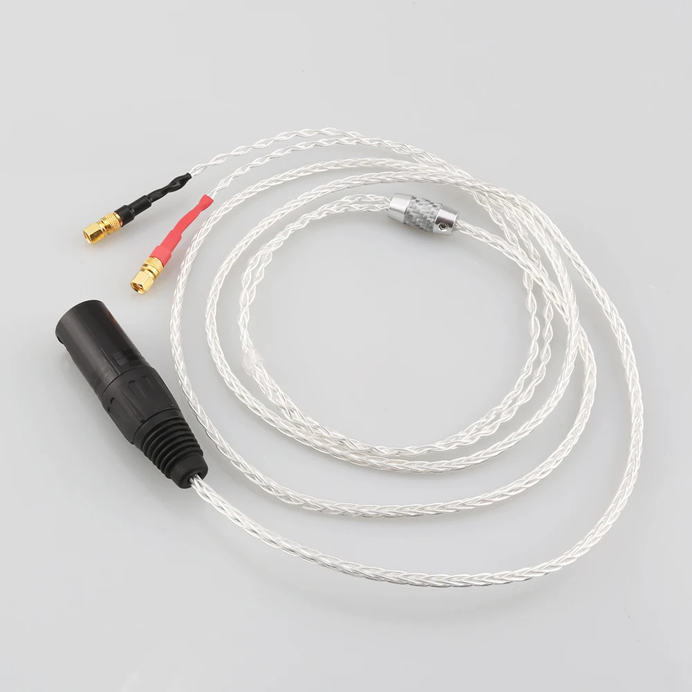 8Cores OCC Headphones Upgrade Cable Replaceme for Hifiman He-5 He-6 He-500 HE560