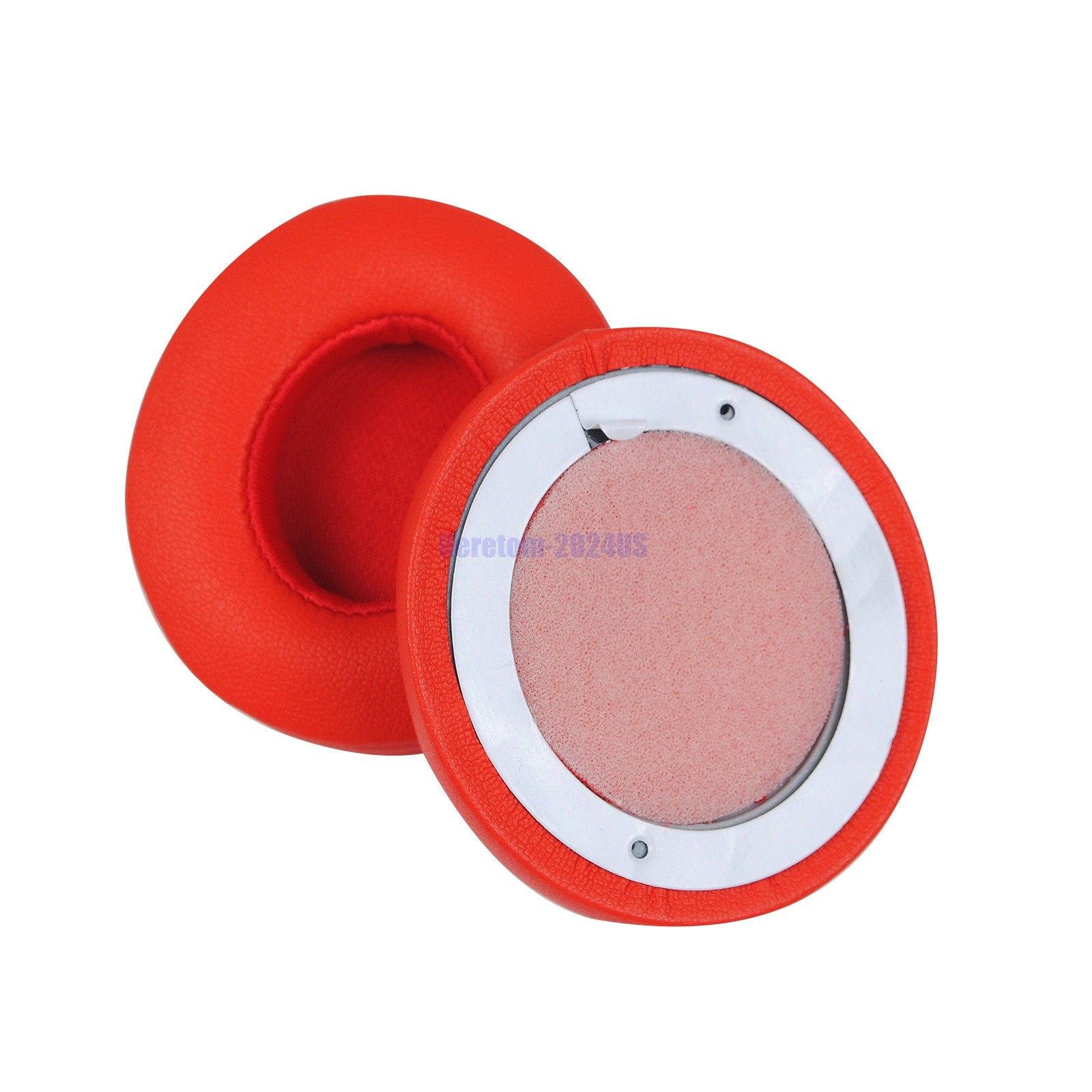 1 Pair Ear Pads Cushion For Beats Dre Solo 2 3 Headphones Replacement China Red