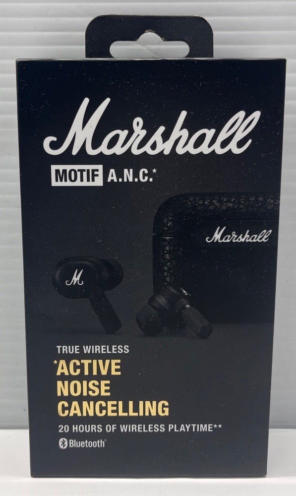 Marshall Active Noice Cancelling Bluetooth True wireless Headphones Motif