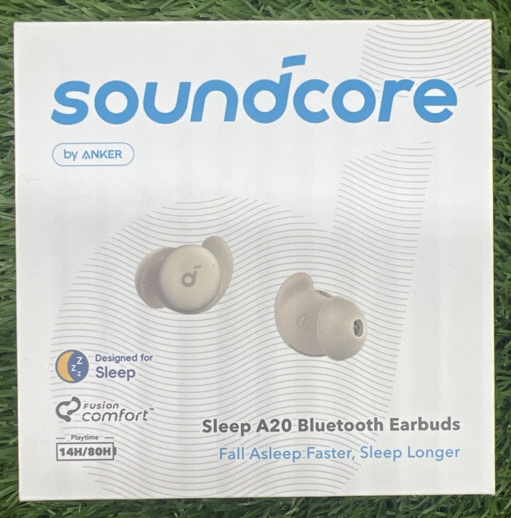 Soundcore Sleep A20 Noise Blocking Sleep Earbuds Sleep Monitor 80Hr Play |NEW