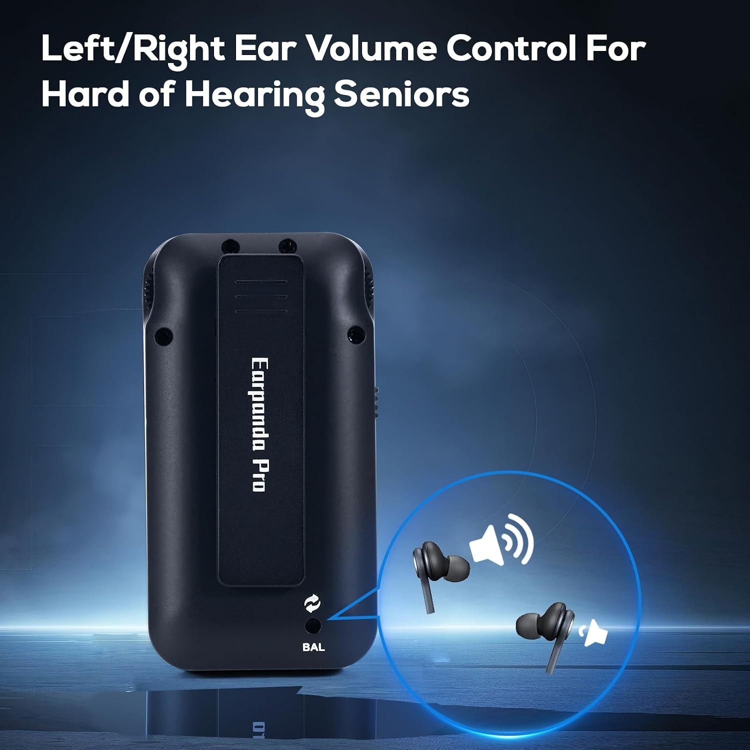 Pro Bluetooth TV Headphones Wireless for Seniors & Hard of Hearing – 100ft Range