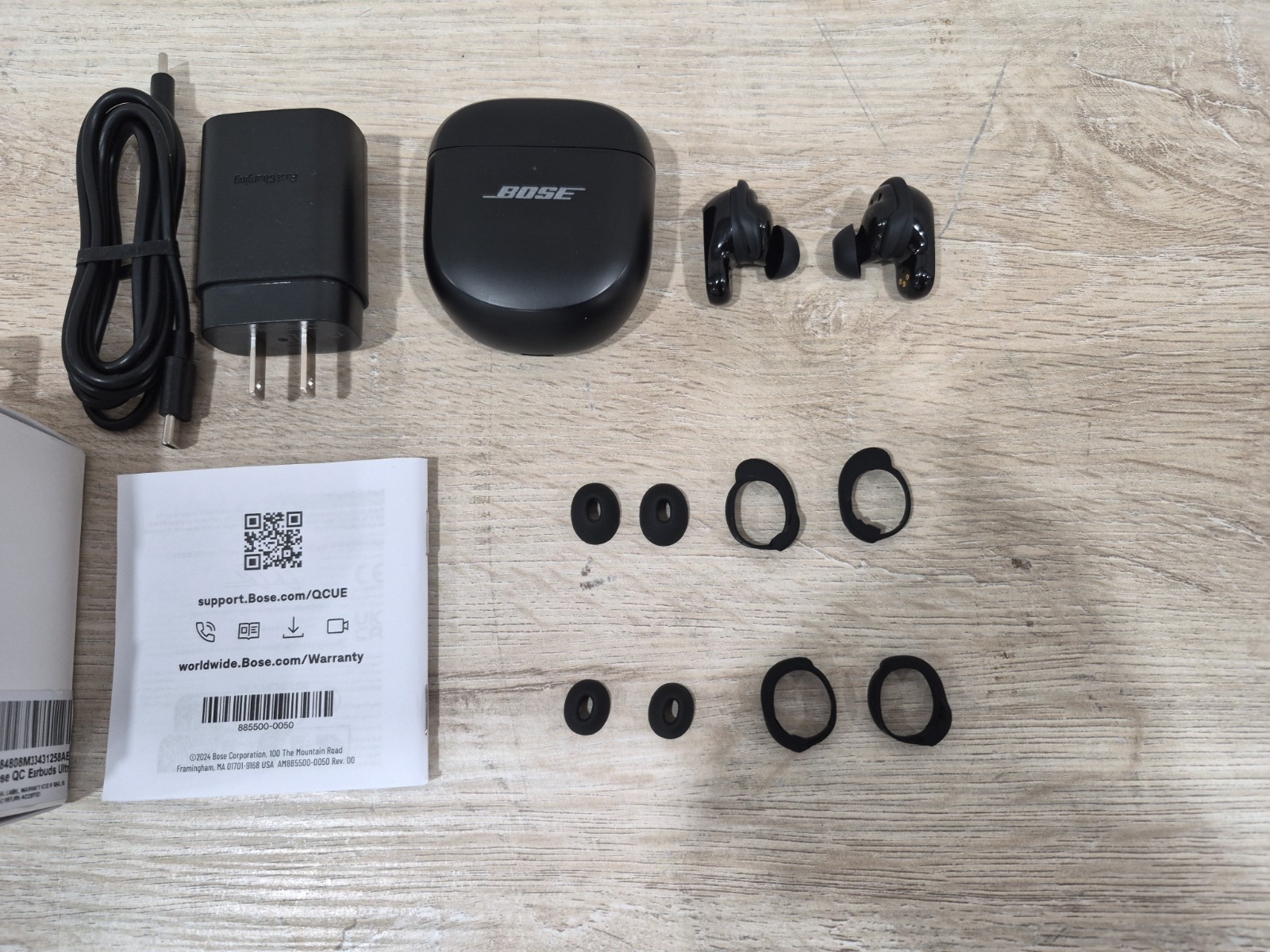 Bose QuietComfort Ultra Wireless Noise Cancelling Earbuds – Black