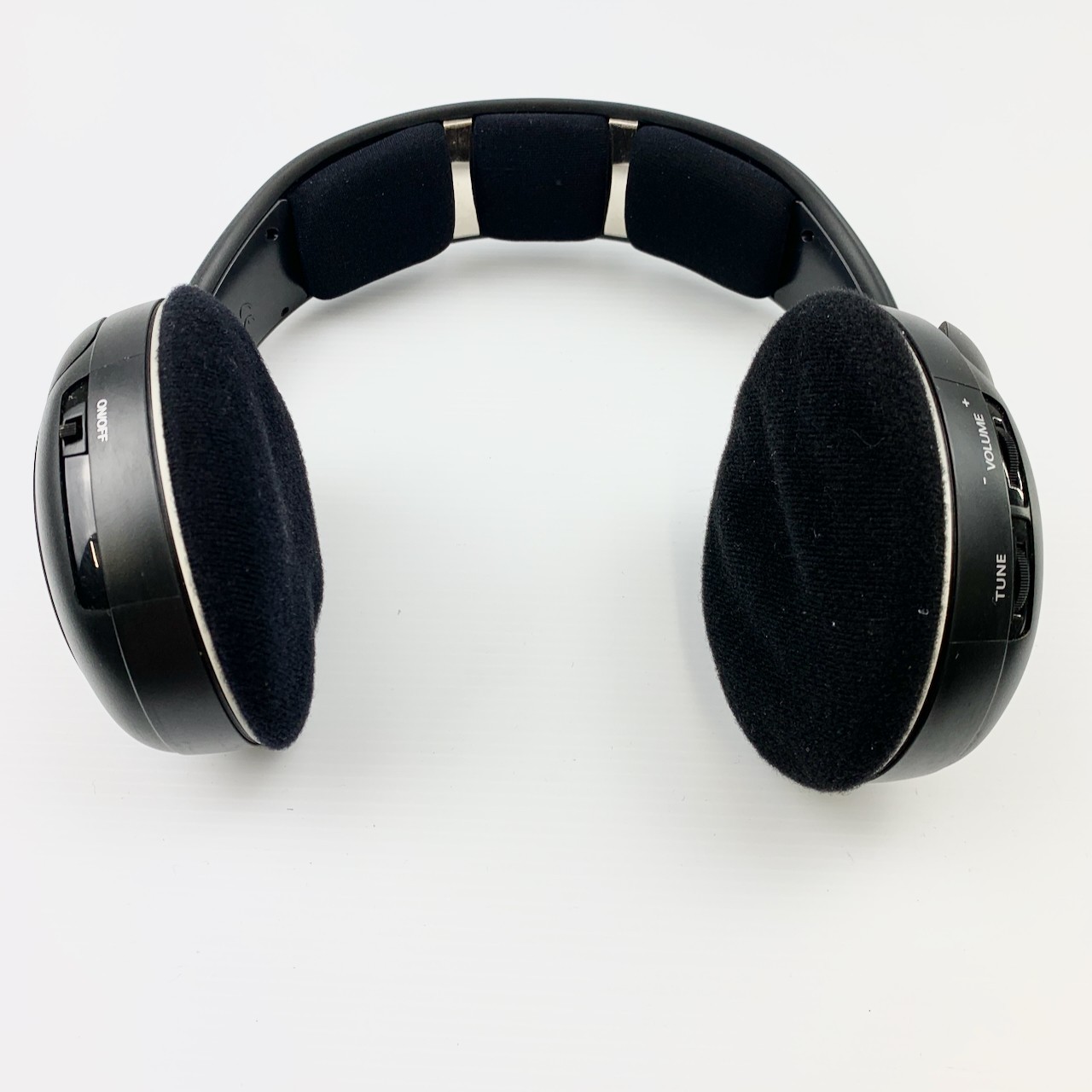 Sennheiser HDR 120 II On Ear Wireless RF Headphones Charging Cradle Read Descr.