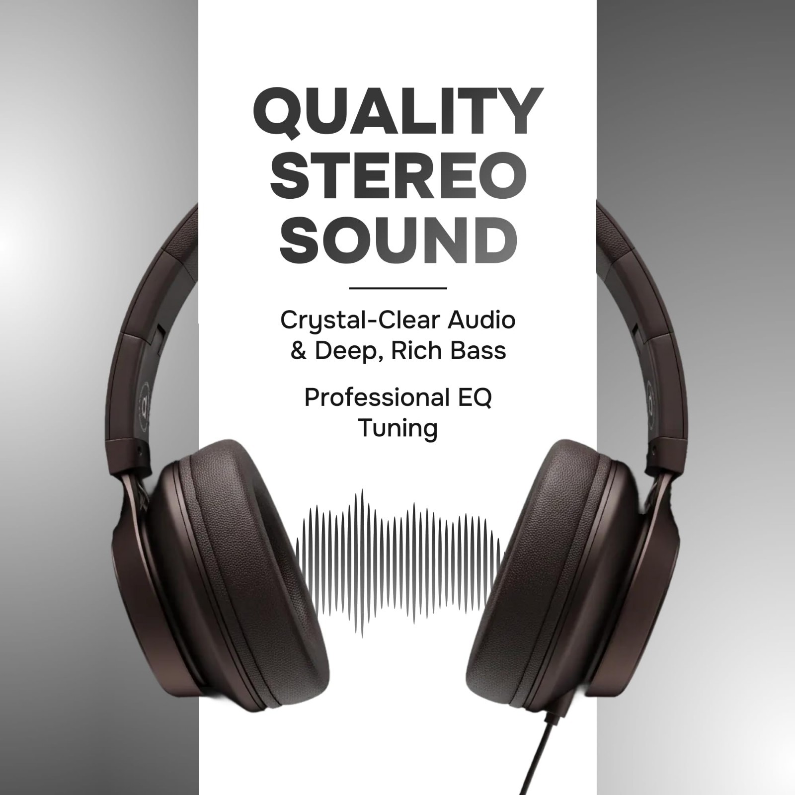 Wired Over-Ear Headphones with Mic & Volume Control for Adults & Kids – 3.5mm Ja