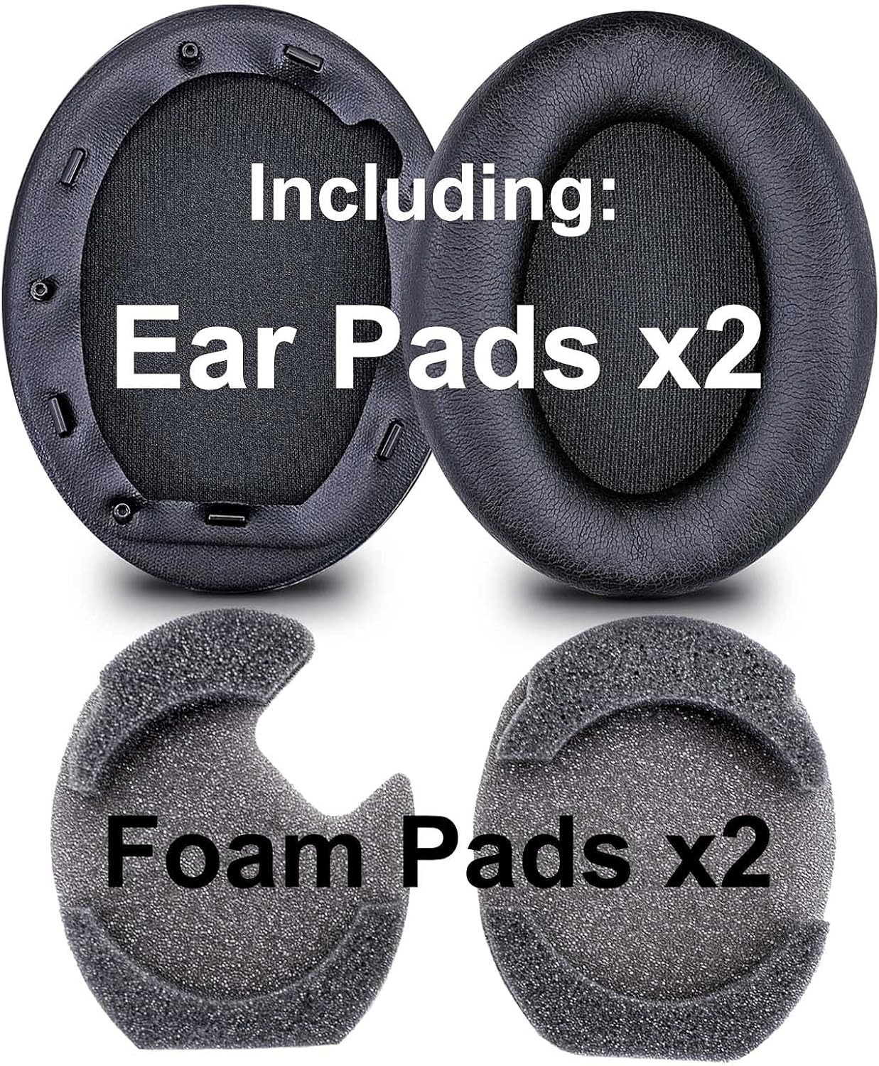 WH-1000XM4 Earpads Replacement – Luxurious Memory Foam for Ultimate Comfort