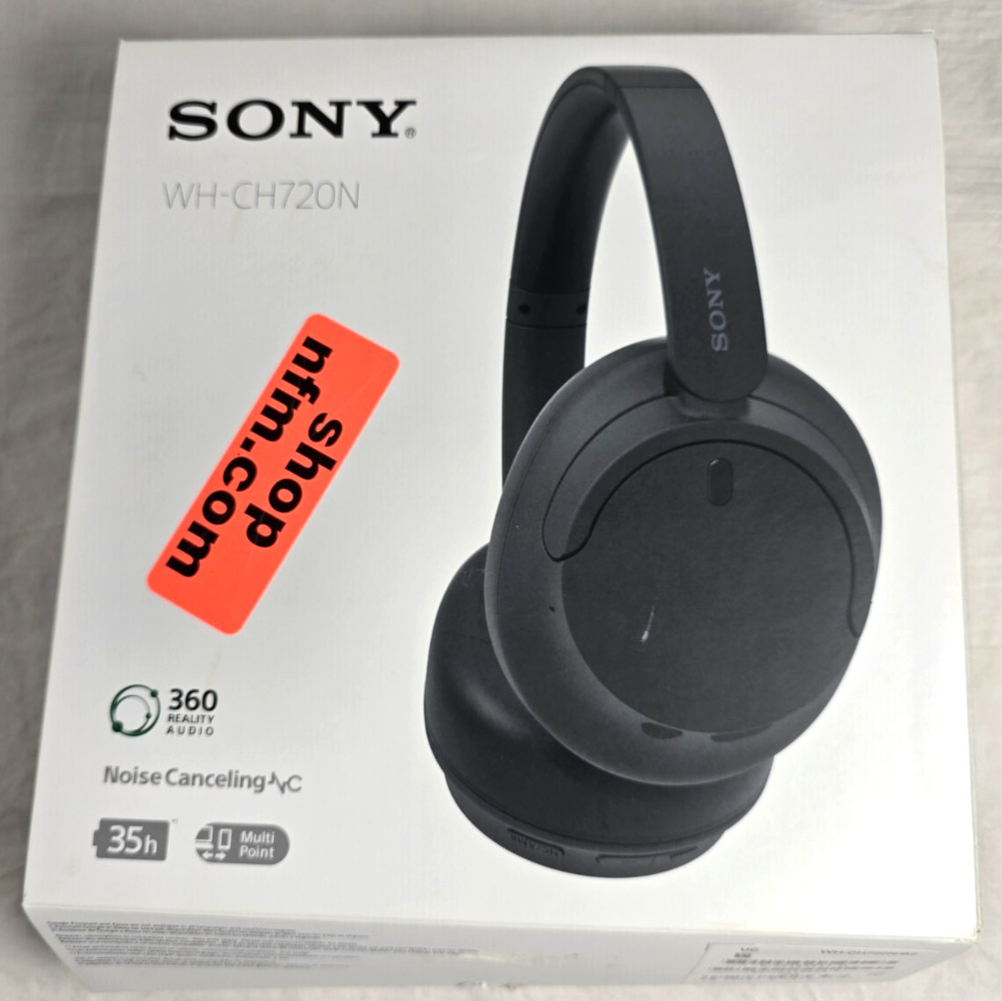 Sony WH-CH720N Wireless Noise Canceling Bluetooth Headphones Black Complete