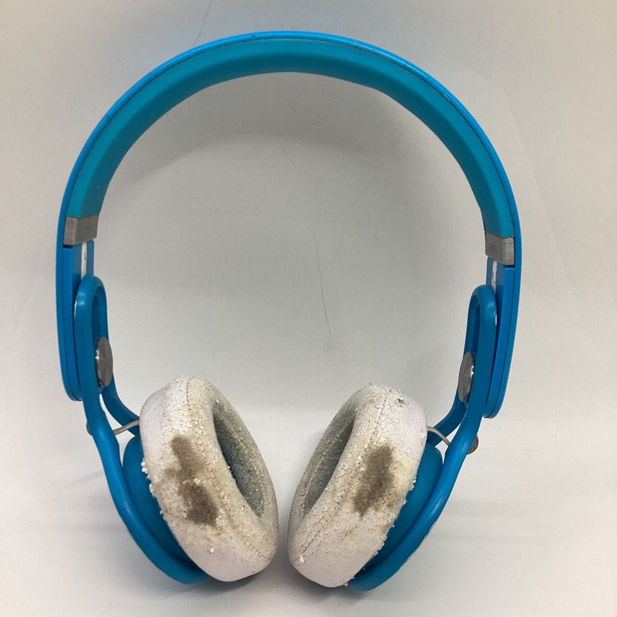 Beats Mixr Mixer Headphones Blue Without Audio Cable (Untested) AS-I (GO1039247)