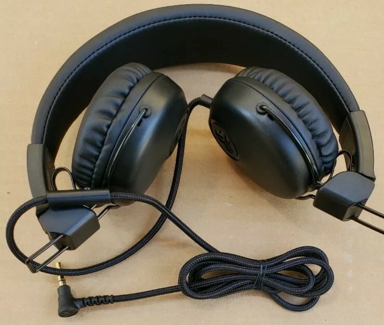 JLab Studio Wired On-Ear Headphones – Black