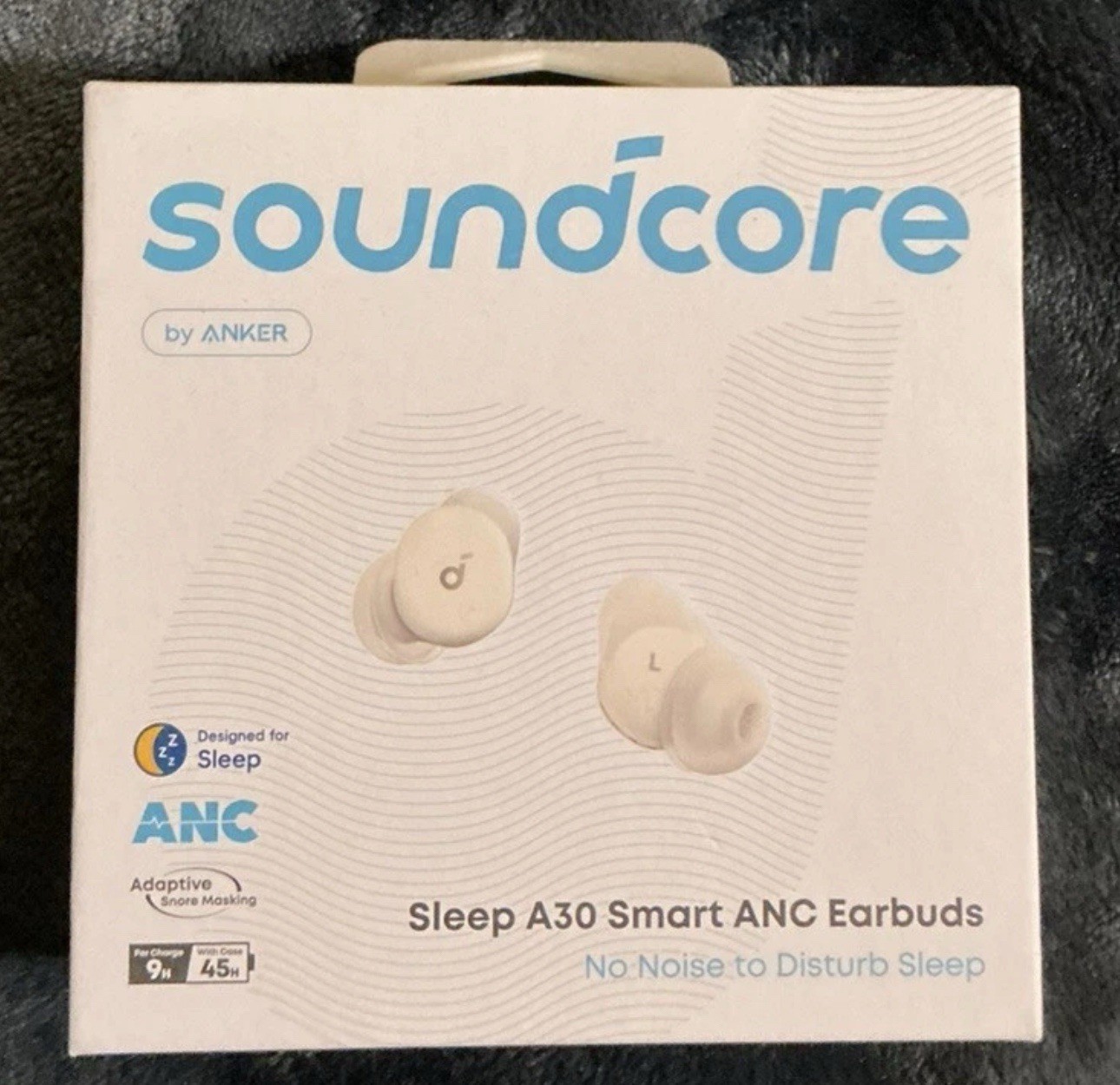 Soundcore Sleep A30 by Anker Sleep Earbuds, Smart Active Noise Cancelling Sleep