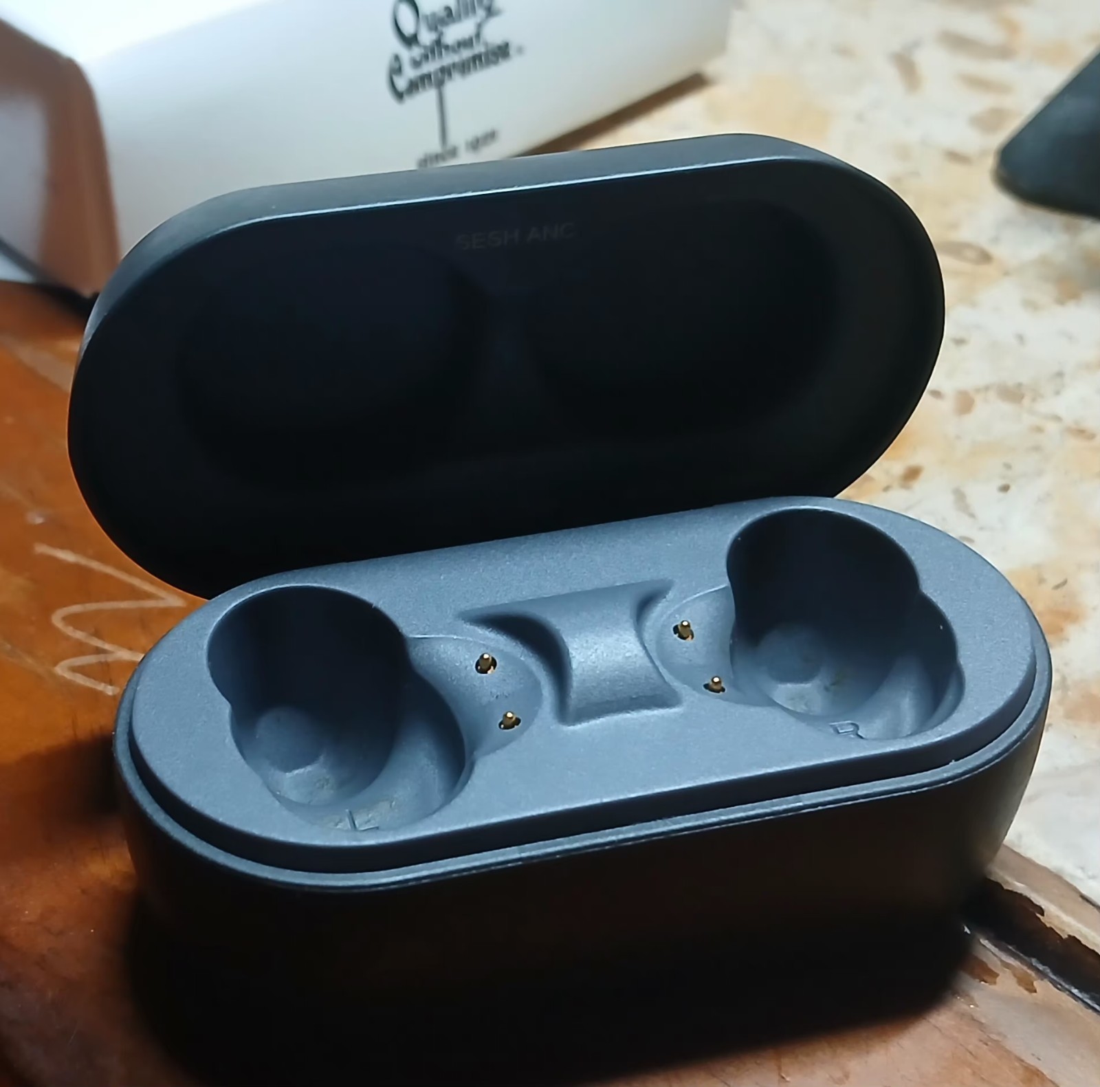Skullcandy Sesh ANC Earbuds Charging Case Black Wireless Model S2TEW