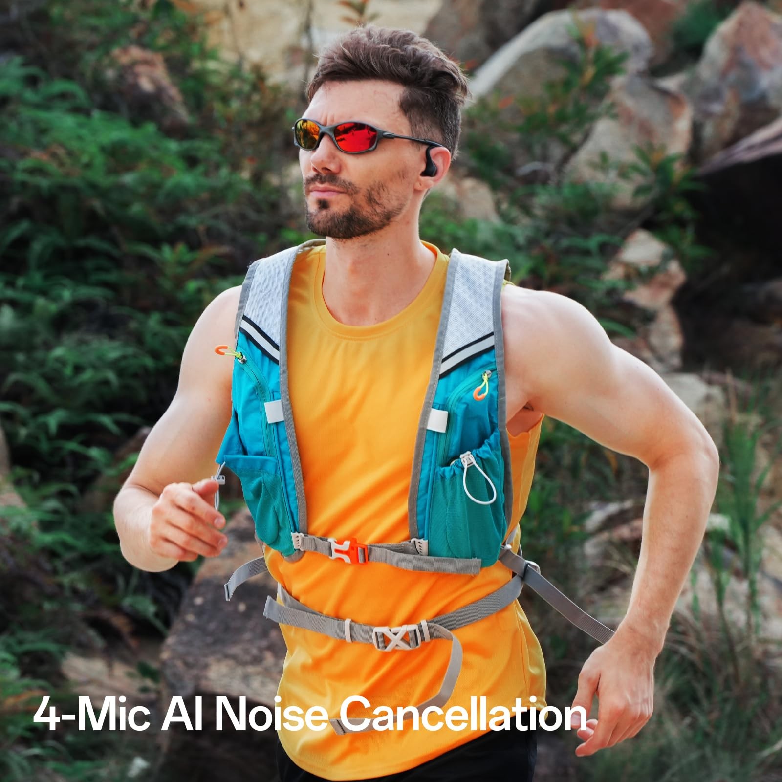 S2 Open Ear Headphones, 7G Ultra-Light Design, Hi-Res LDAC Audio, Triple Wate…