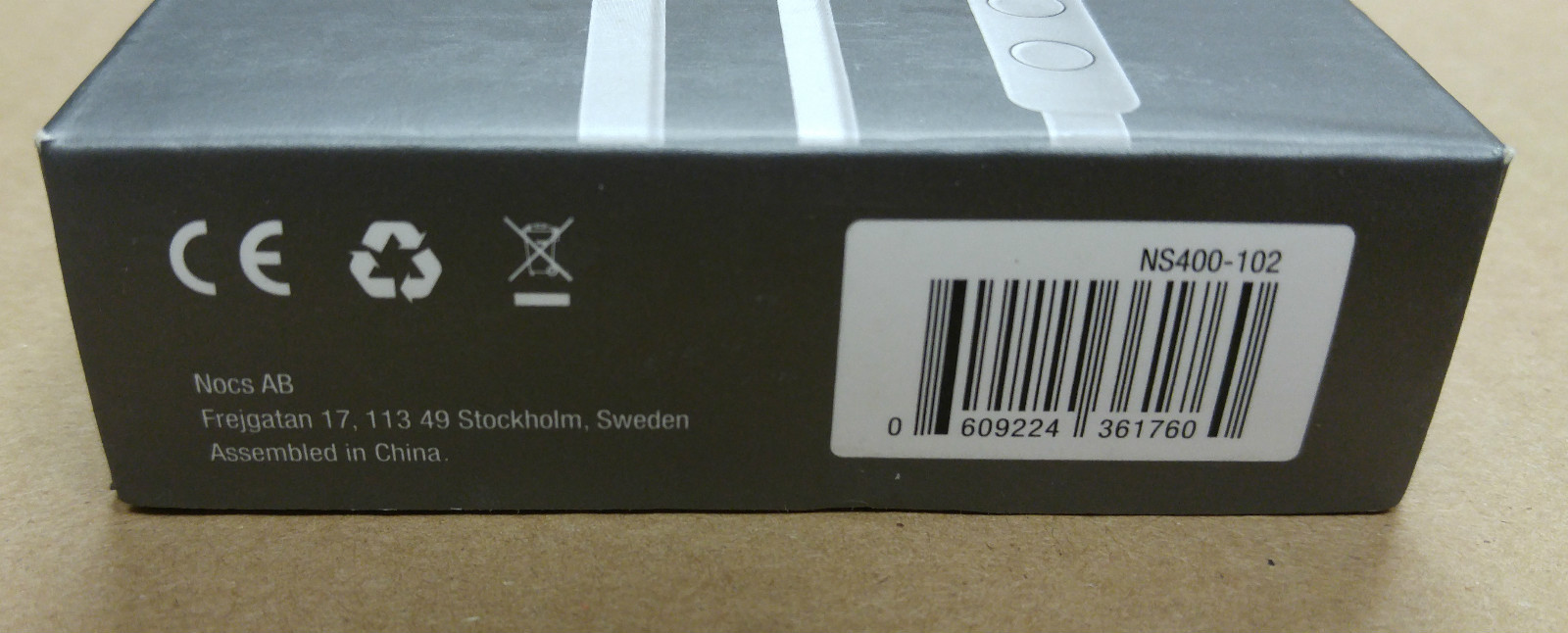 *NEW* NOCS NS400-102 Earphones w/ Remote & Mic WHITE for Apple