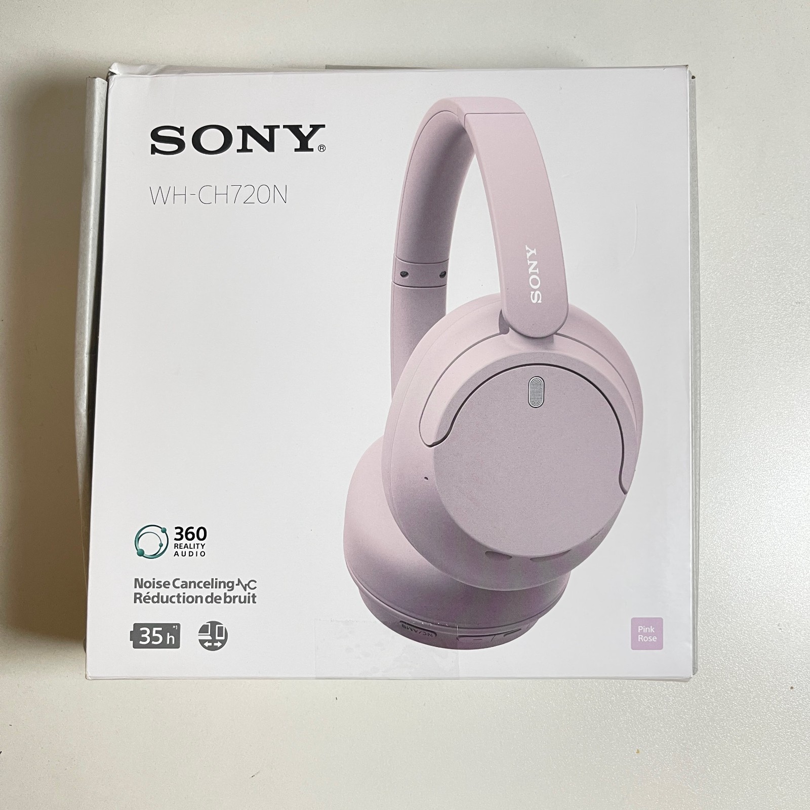 Sony WH-CH720N/P Bluetooth Noise Canceling Headphones – Pink – Open Box
