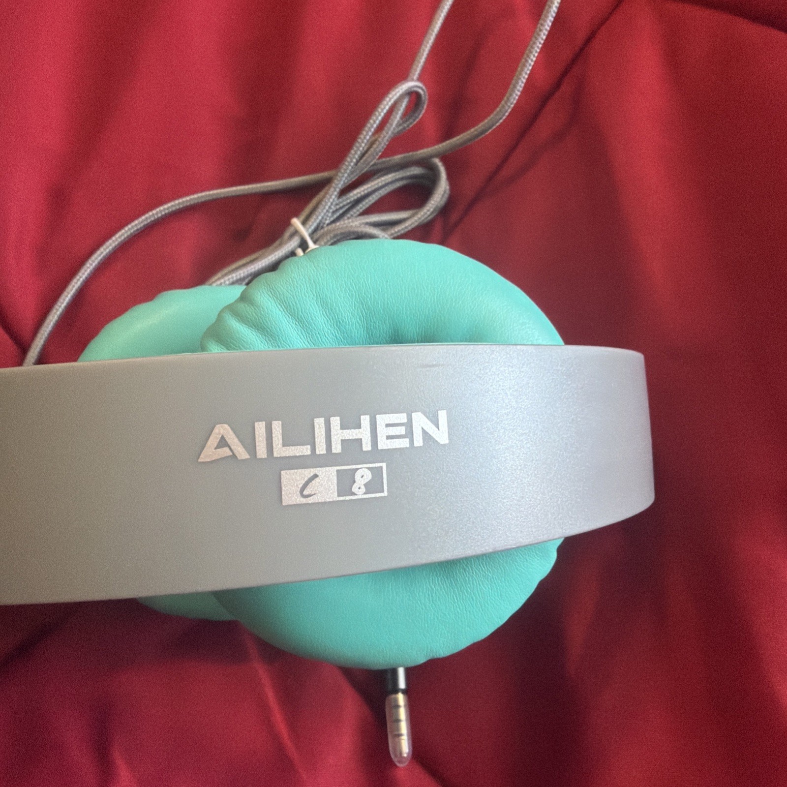 AILIHEN C8 Colorful Blue Mint Wired Headphones